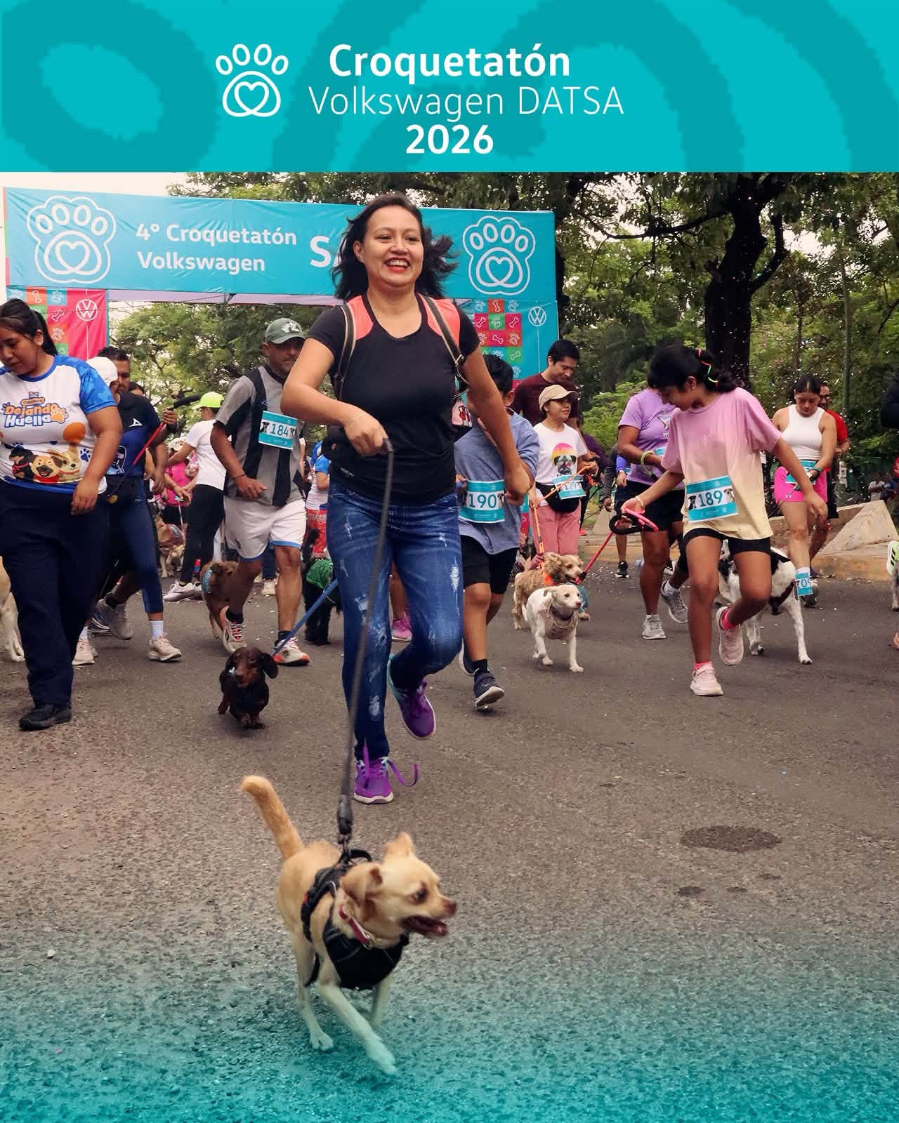 Croquetatón 2026 reúne a cientos de corredores y mascotas en Chiapas