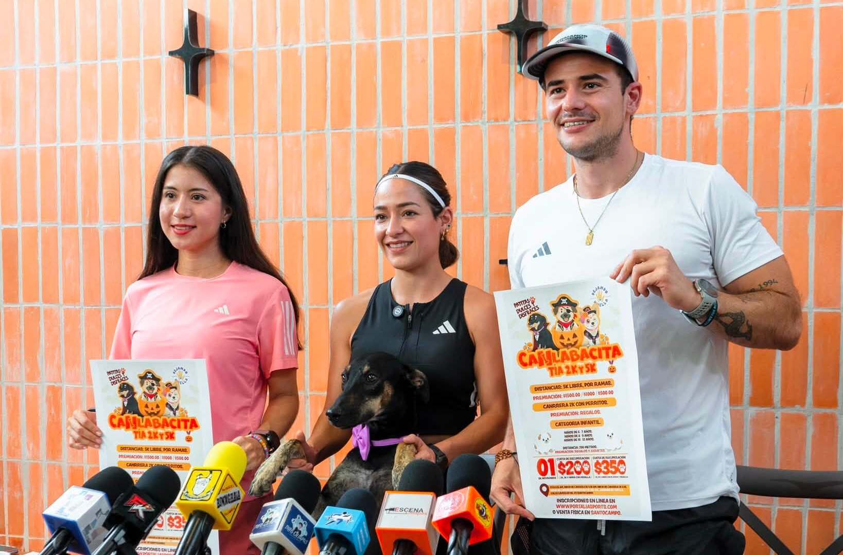 Presentan “Canlabacita Tía 2K y 5K: Patitas, Dulces y Disfraces” en Tuxtla Gutiérrez