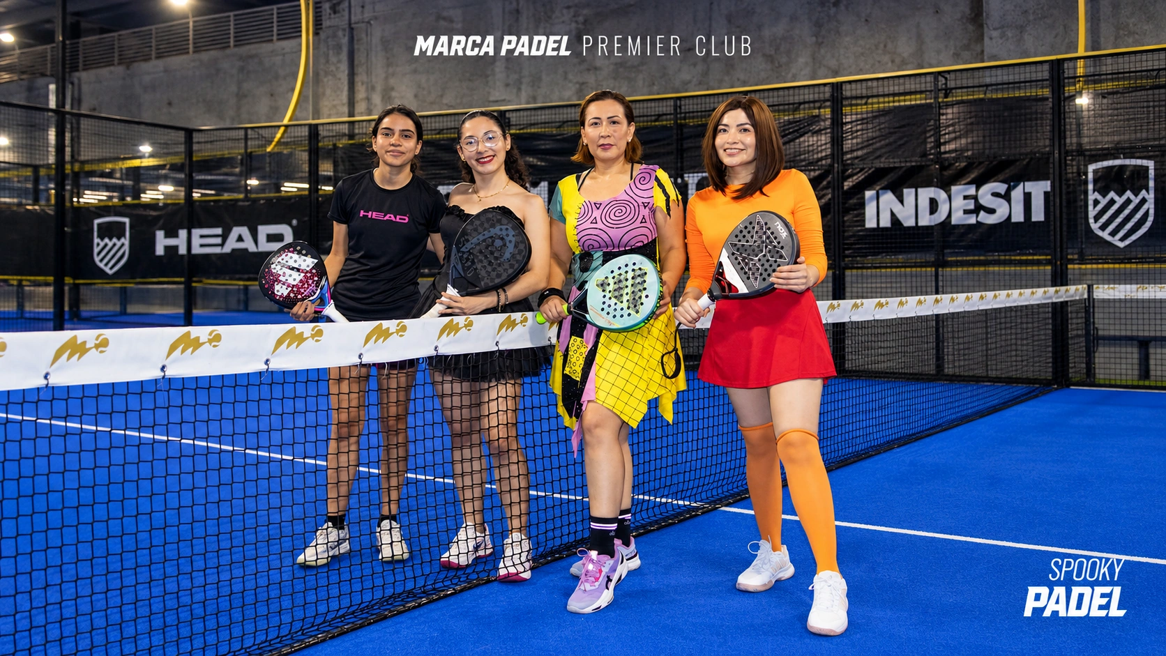 Spooky Pádel se celebra con éxito en Marca Pádel Premier Club