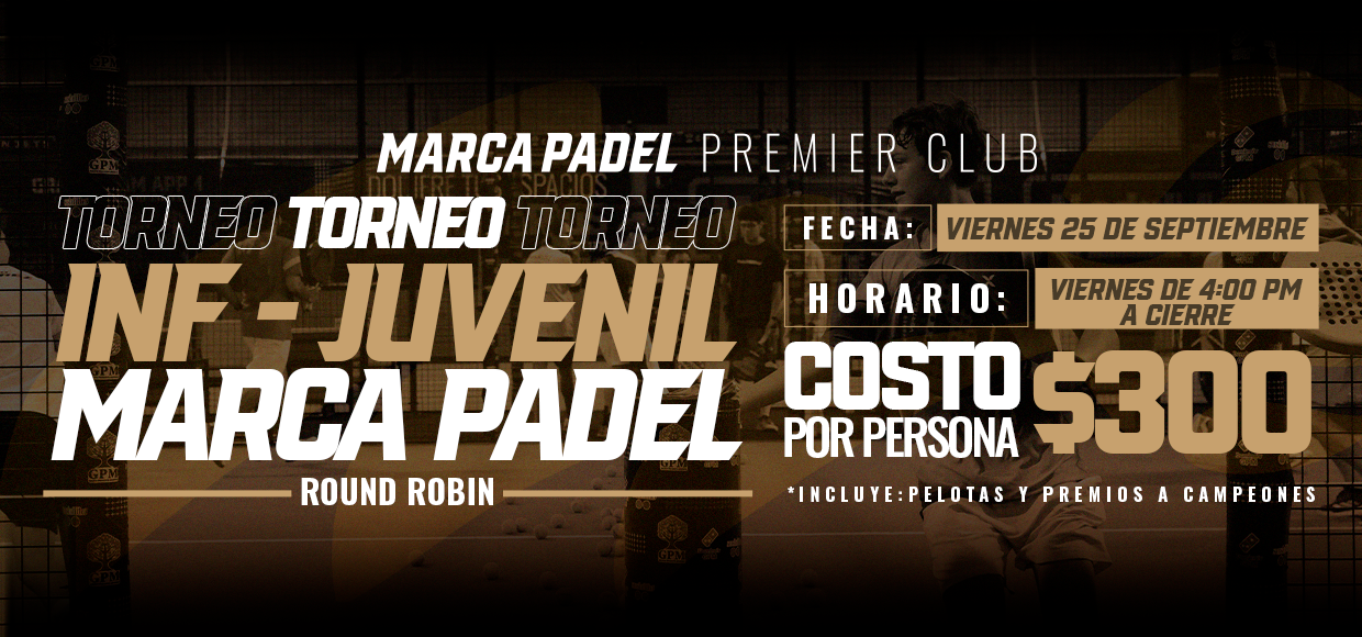 Torneo Infantil-Juvenil Marca Padel 2026